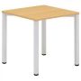 Stôl kancelársky 200 Doska pravouhlá 800x800x25 RAL9022 LTD BK358 Buk