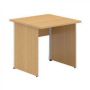 Stôl kancelársky 100 800x800x25 AL eloxovaný prírodný LTD BK358 Buk