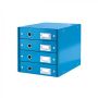 Zásuvkový box Click-N-Store 4 zásuvky modrý