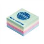 Bločky samolepiace GLOBAL 75x75mm Pastel 400 lístkov Mix farieb