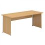 Stôl kancelársky 104 800x1800x25 AL eloxovaný prírodný LTD BK358 Buk