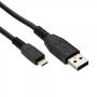 Kábel USB (2.0), A plug/micro USB, 1,8m, LOGO