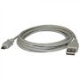 Kábel USB (2.0), A plug/5pin mini, 1.8m, LOGO