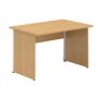 Stôl kancelársky 101 800x1200x25 AL eloxovaný prírodný LTD BK358 Buk