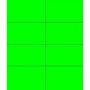 Etikety A4 farebné 105x74mm neon zelené