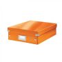 Organizačný box Click-N-Store stredný oranžový