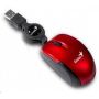 Myš GENIUS MicroTraveler V2, USB, červena, navíjací kabel