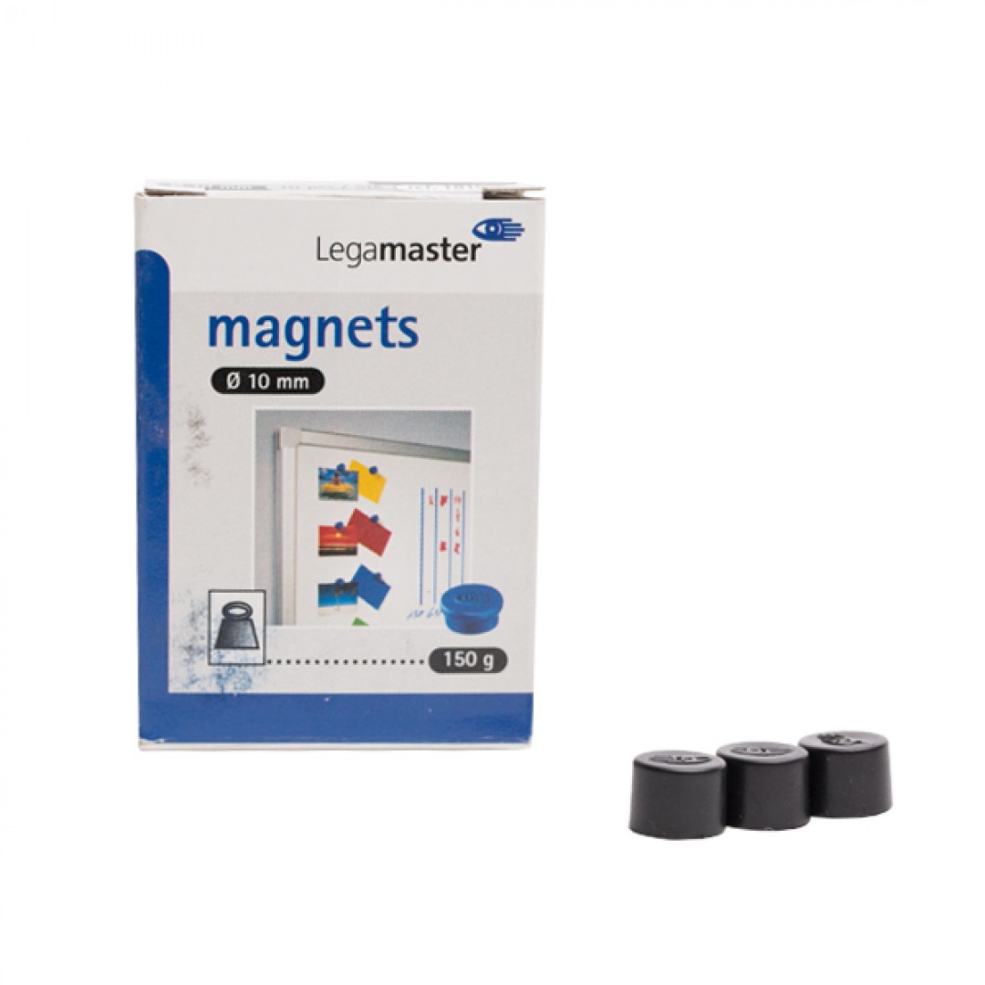 Magnet 10 mm čierny 10 ks